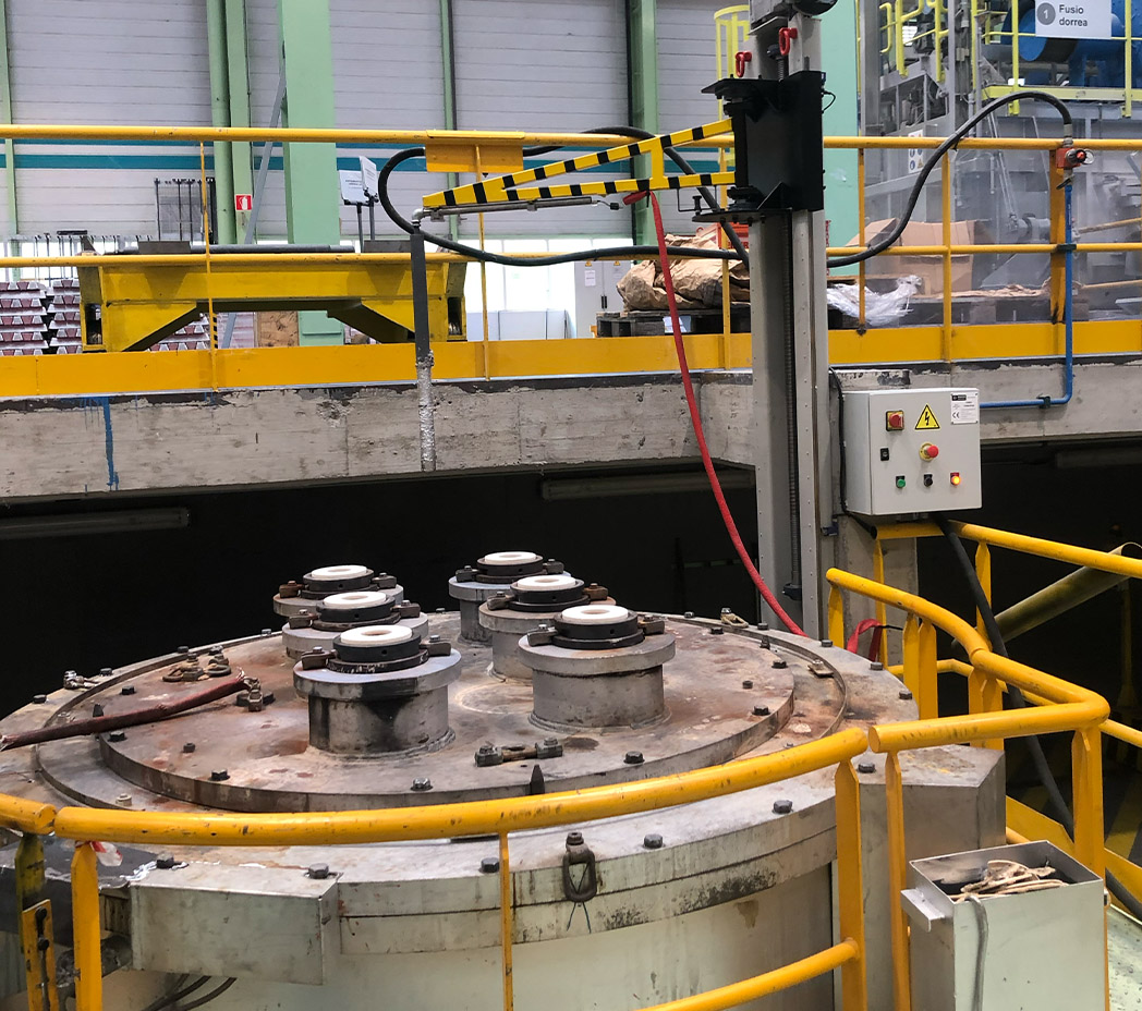 CARRO TERMOPAR FUNDICIÓN BAJA PRESIÓN